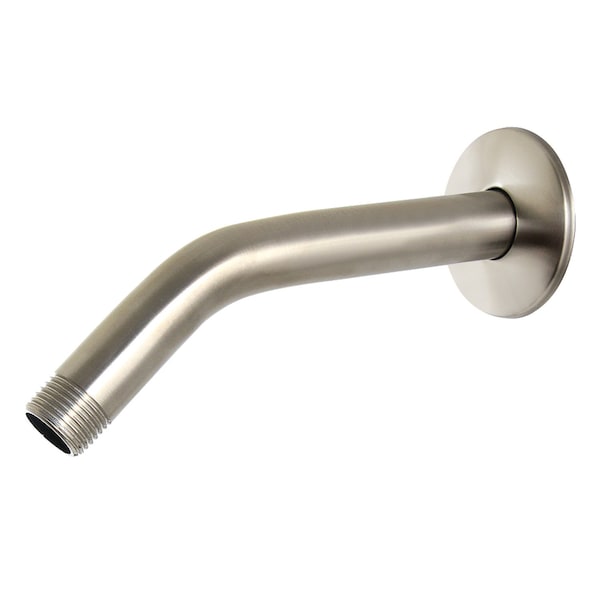 Kingston Brass 8Inch Shower Arm with Flange, Brushed Nickel K208M8 - main